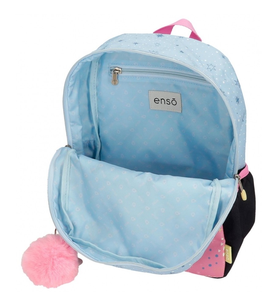 Mochila para Carrinho de Bebê Enso Dreams Come True 32cm Azul/Rosa