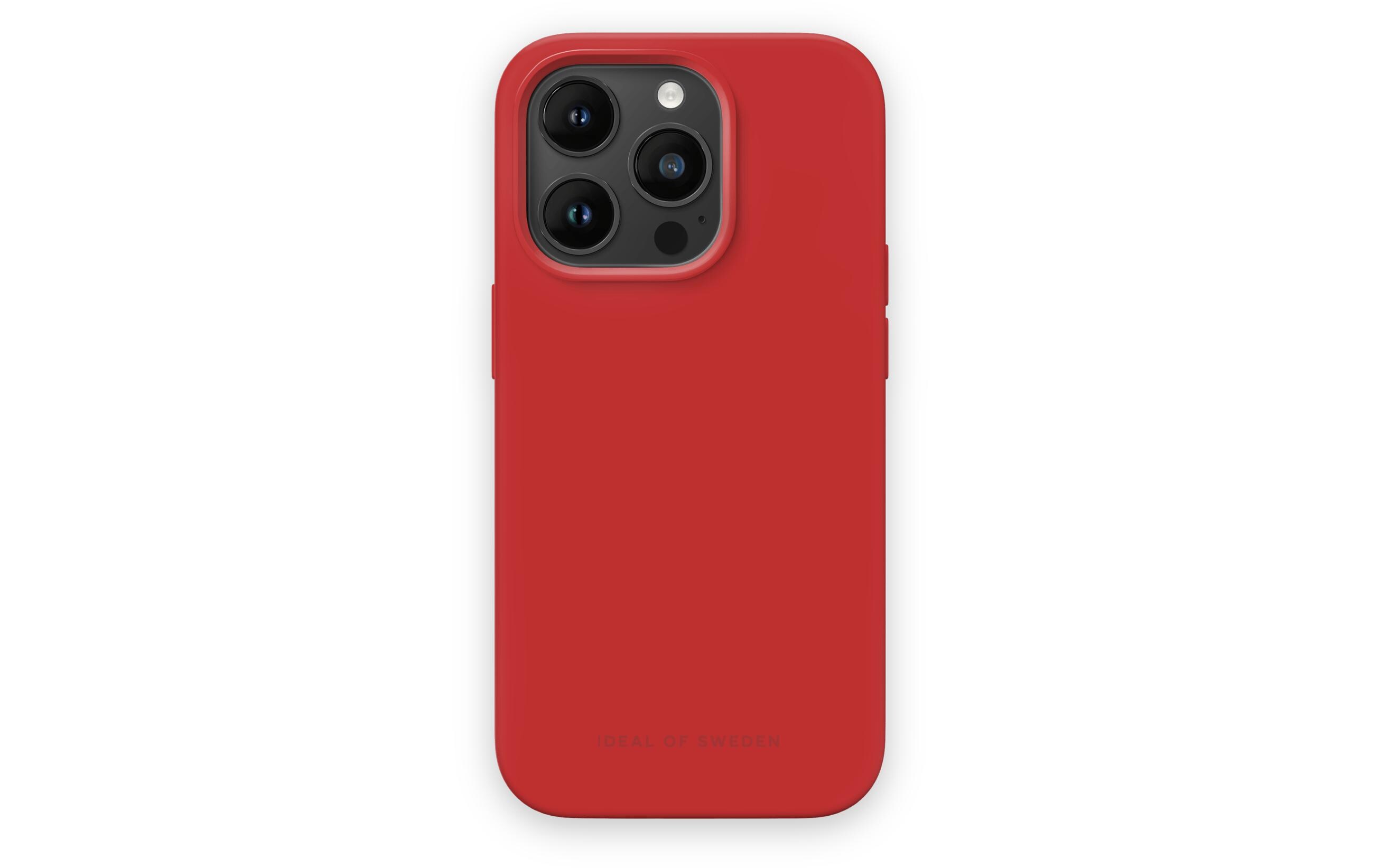 Back Cover Silicone iPhone 14 Pro RedSilikon-Backcover für das iPhone 14/ Pro