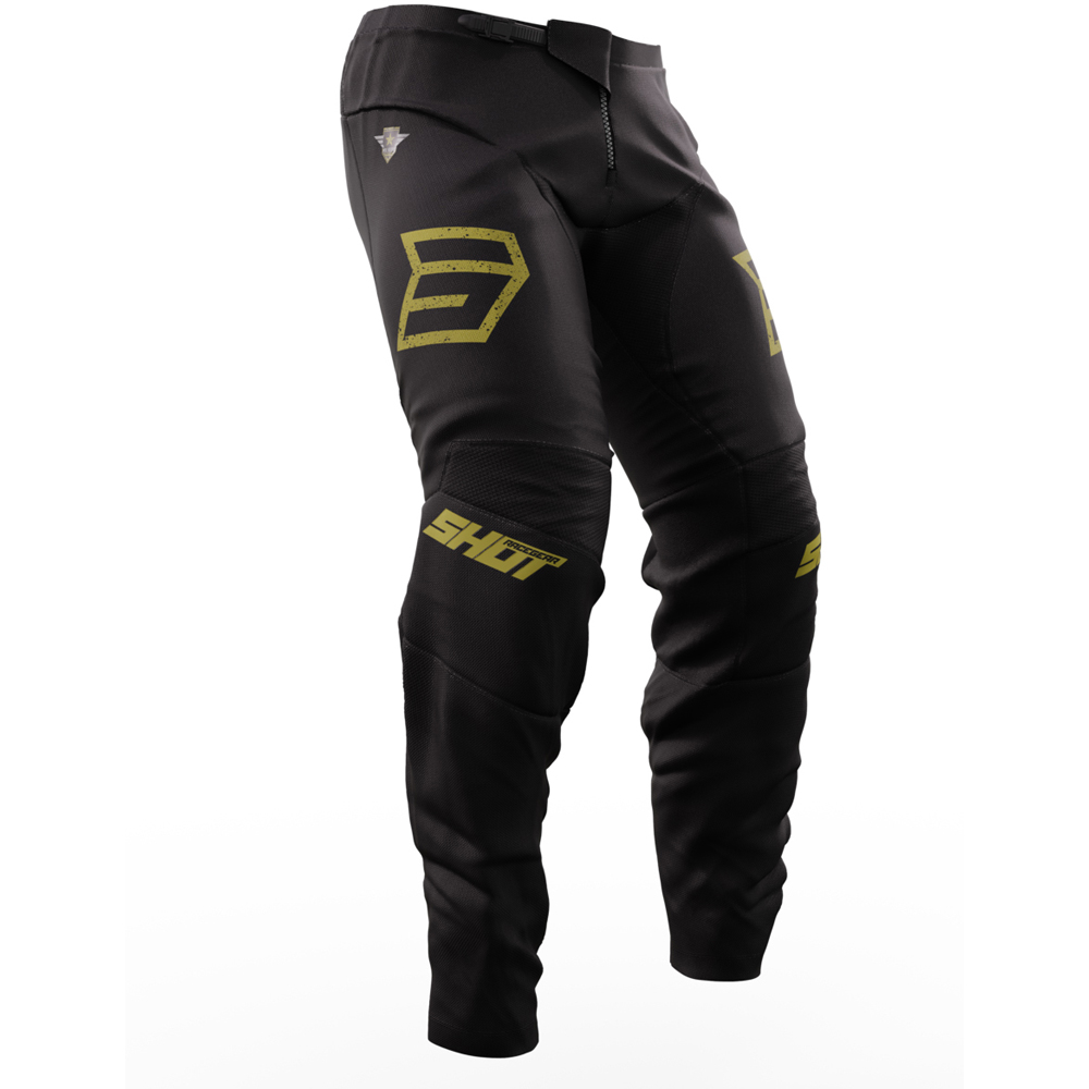 Shot - Pantalon Devo Army Noir / Or