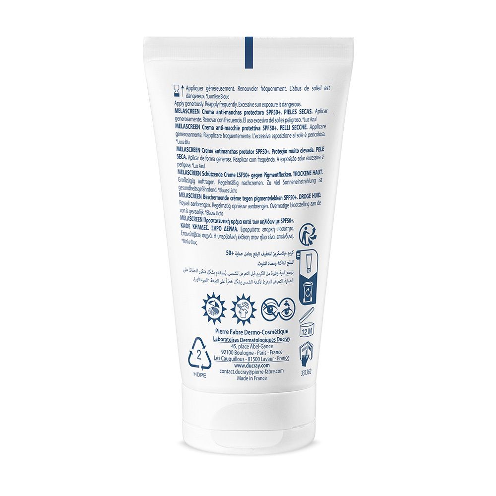 DUCRAY MELASCREEN Schützende Creme LSF50+ - gegen Pigmentflecke