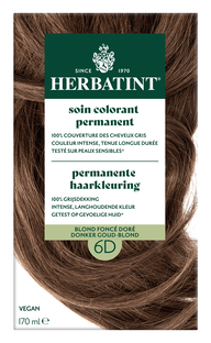Herbatint Permanente Haarkleuring 6D Donker Goud-Blond 170ML