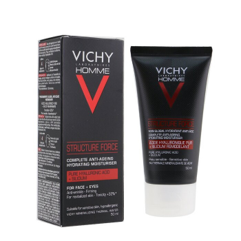 Vichy Homme Structure Force Complete Anti-Ageing Hydrating Moisturiser - For Face   Eyes 50ml/1.7oz
