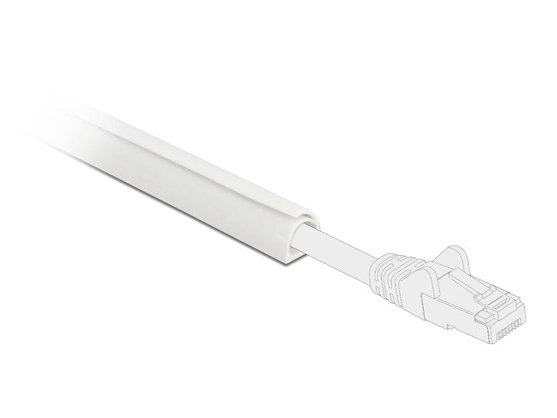 Delock Kabelkanal selbst-schliessend, -klebend 1 m x 10 mm Delock Kabelkanal Mini selbstschliessend selbstklebend 10 x 10 mm – Länge 1 m weiss