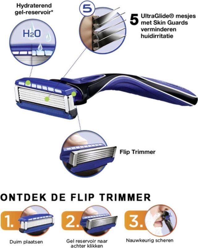 Wilkinson Sword Hydro 5 Power Select - Scheermesjes - 8 pack