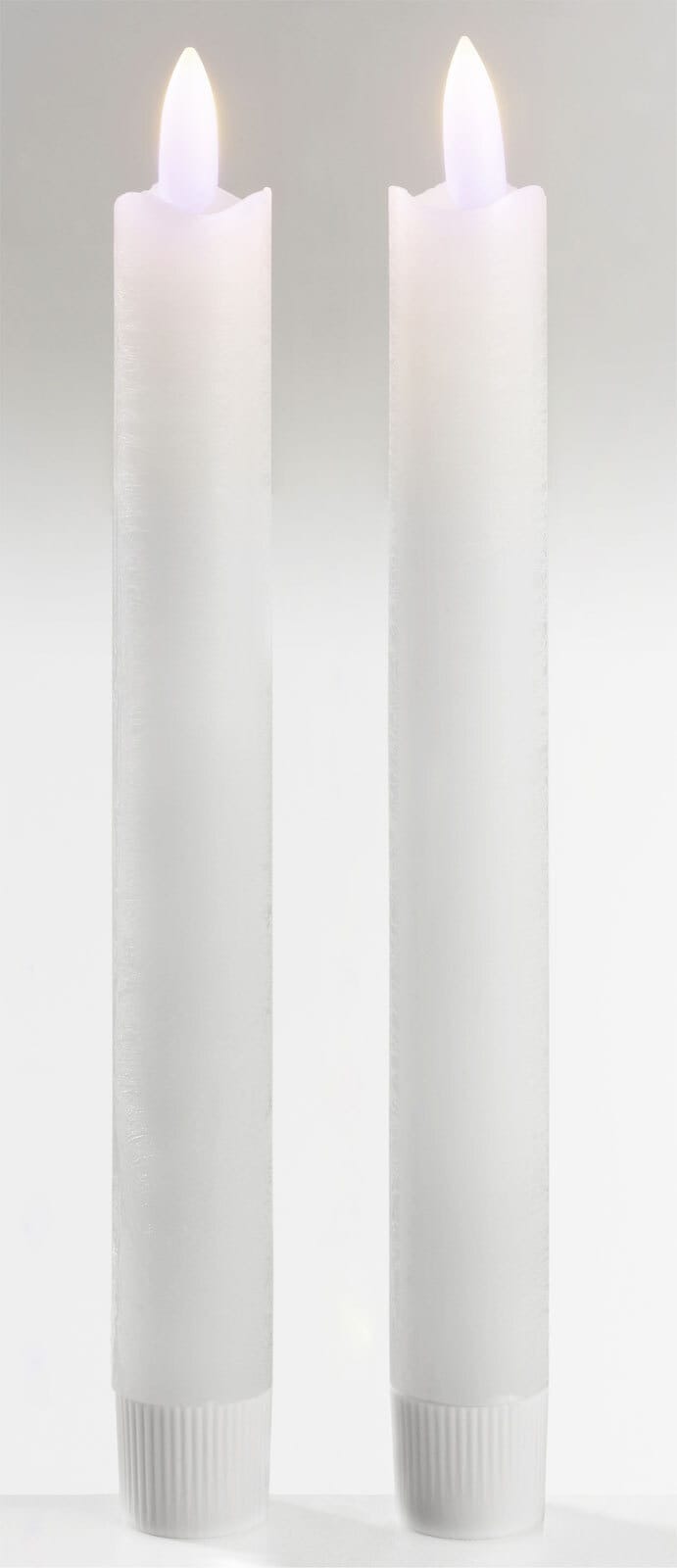 casaNOVA LED-Kerze 2er Set Echtwachs