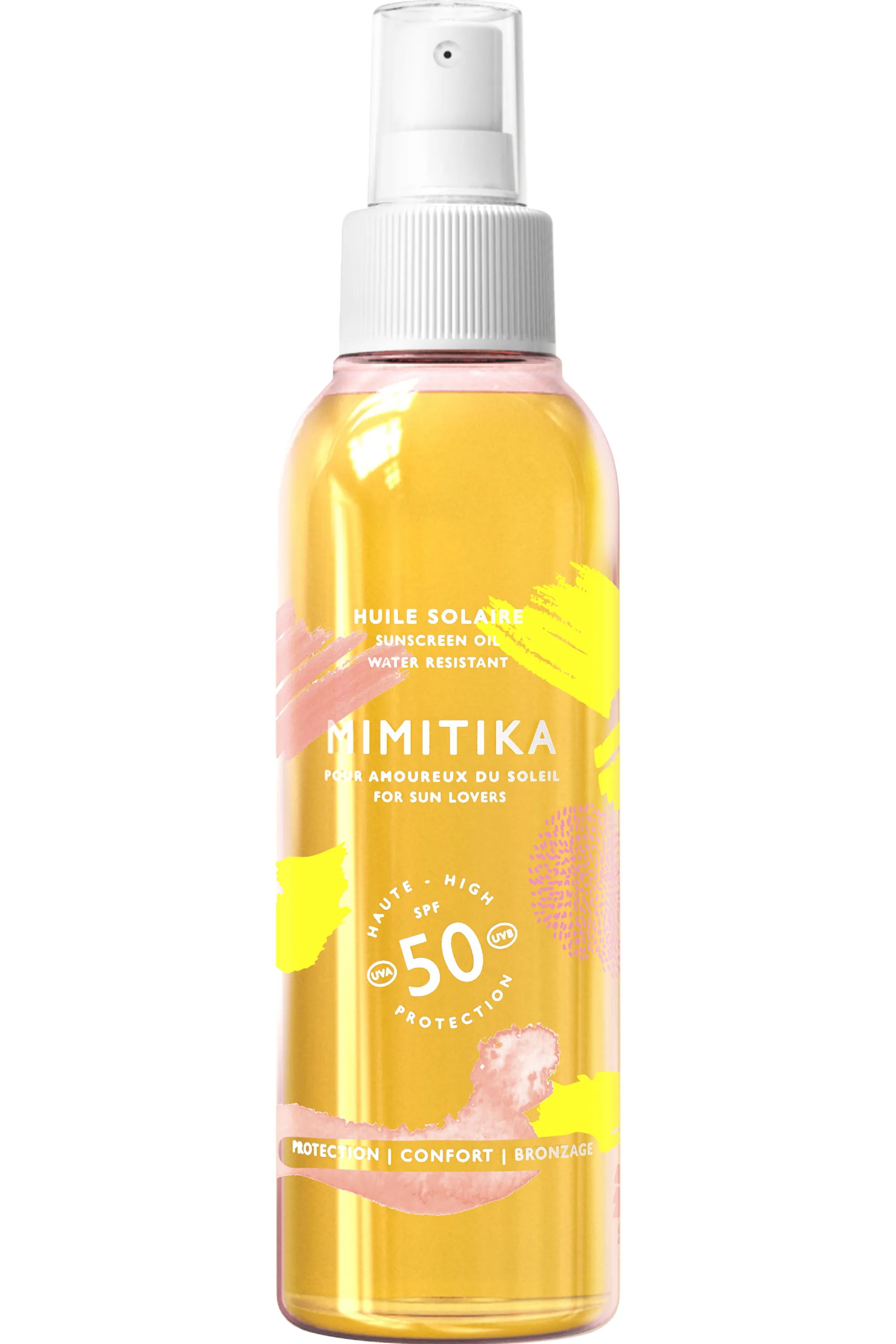 MIMITIKA Huile solaire protectrice corps SPF50-150 ml