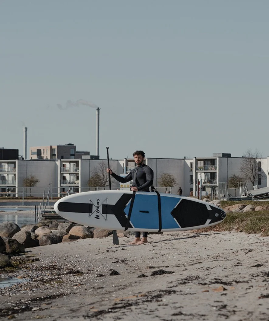 Watery paddleboard bærestrop - Sort
