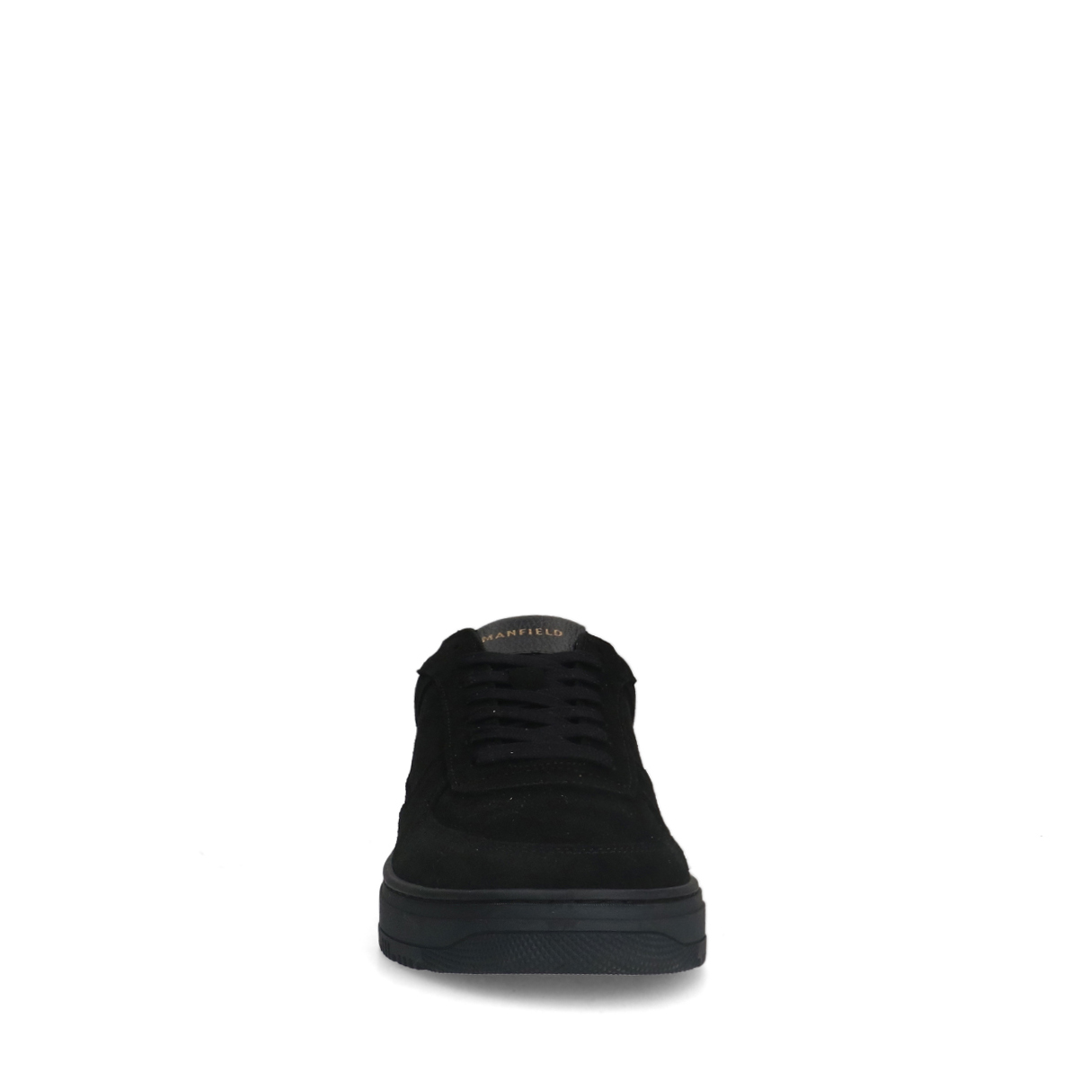 Zwarte suède sneakers