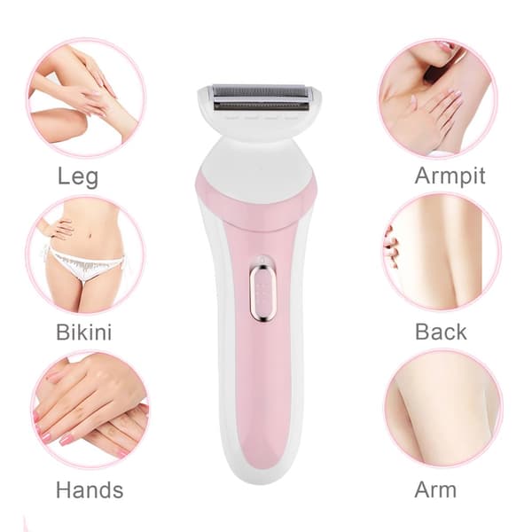 INF Barbermaskin for kvinner elektrisk trådløs Rosa