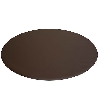 Filibabba Skridsikkert Stoleunderlag - PU-l?der - 110 cm - Brun