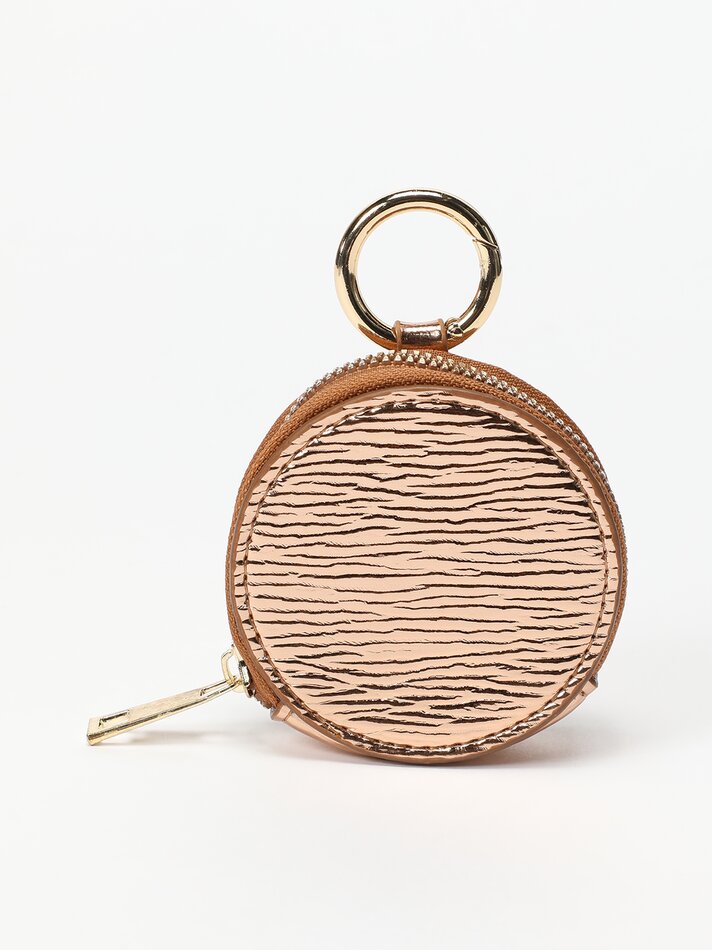 Porta-moedas redondo - Dourado