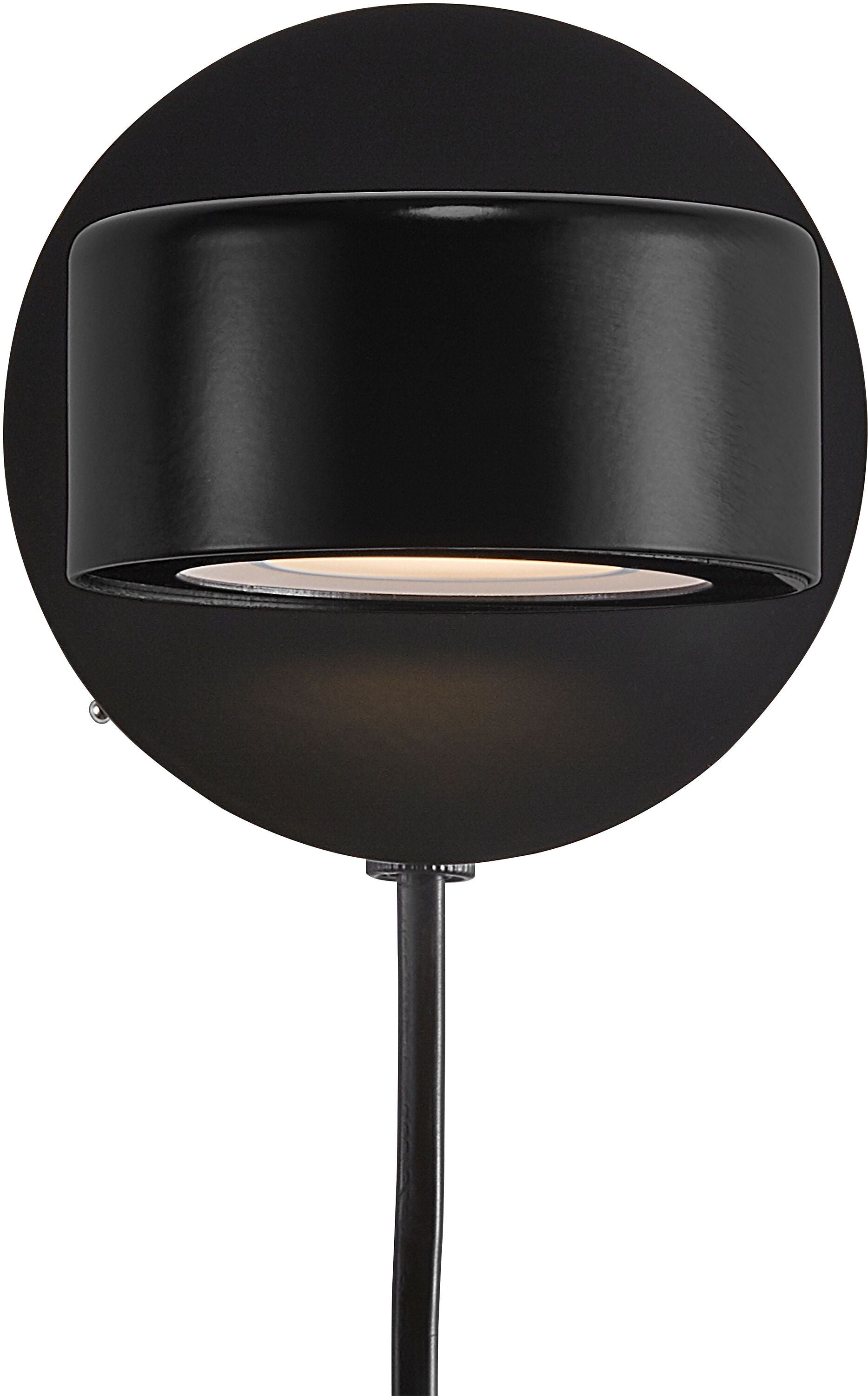 Nordlux CLYDE Wandleuchte - Schwarz / B: 10.0 cm x T: 8.5 cm x H: 10.0 cm