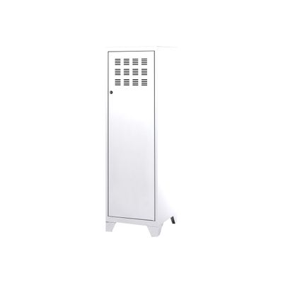 Casier de bureau avec pieds - 133 x 40 x 40 cm - blanc