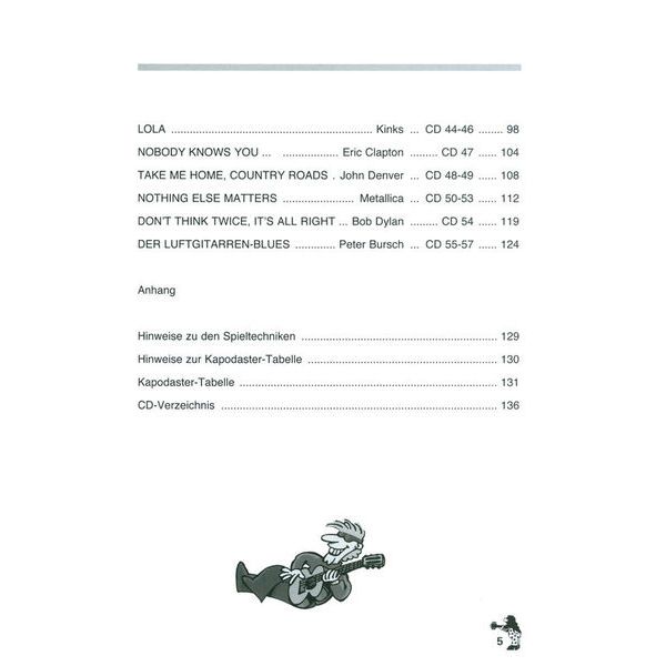 Voggenreiter P.Bursch's Songbuch Für Gitarre 1