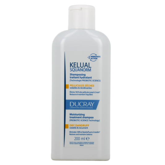 Shampooing traitant hydratant pellicules sèches Ducray Squanorm