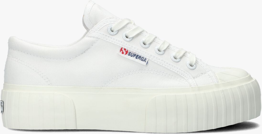 SUPERGA witte superga lage sneakers 2631 str. platform w-w