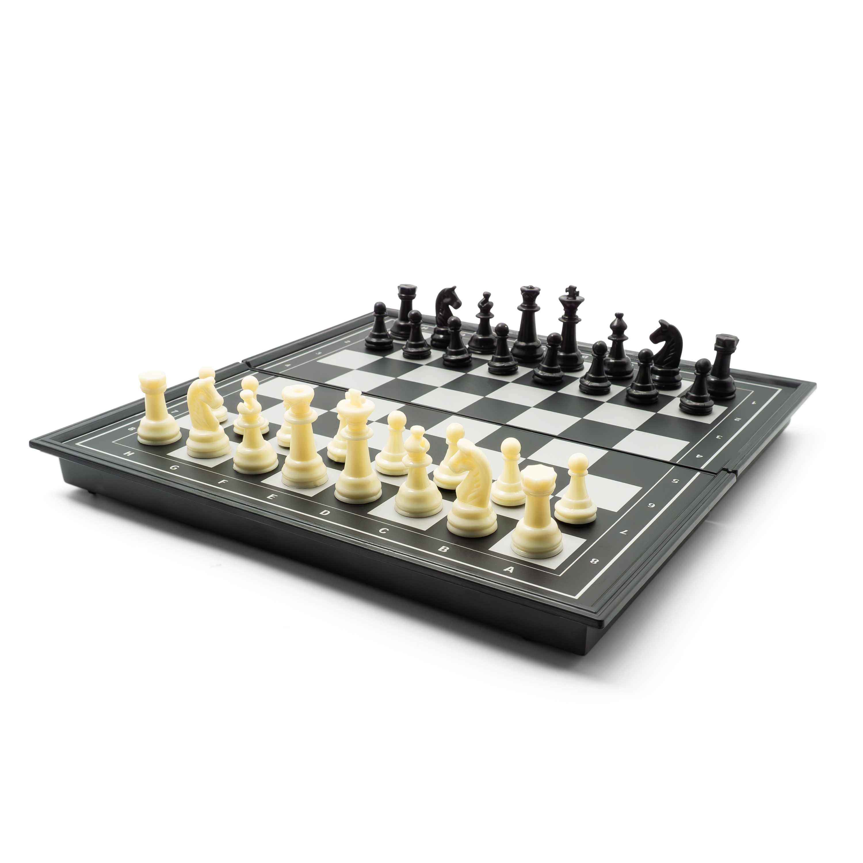 (20x20cm) Magnetisches Schach Brettspiel Chess Gesellschaftsspiel Faltbares Reise Schachbrett