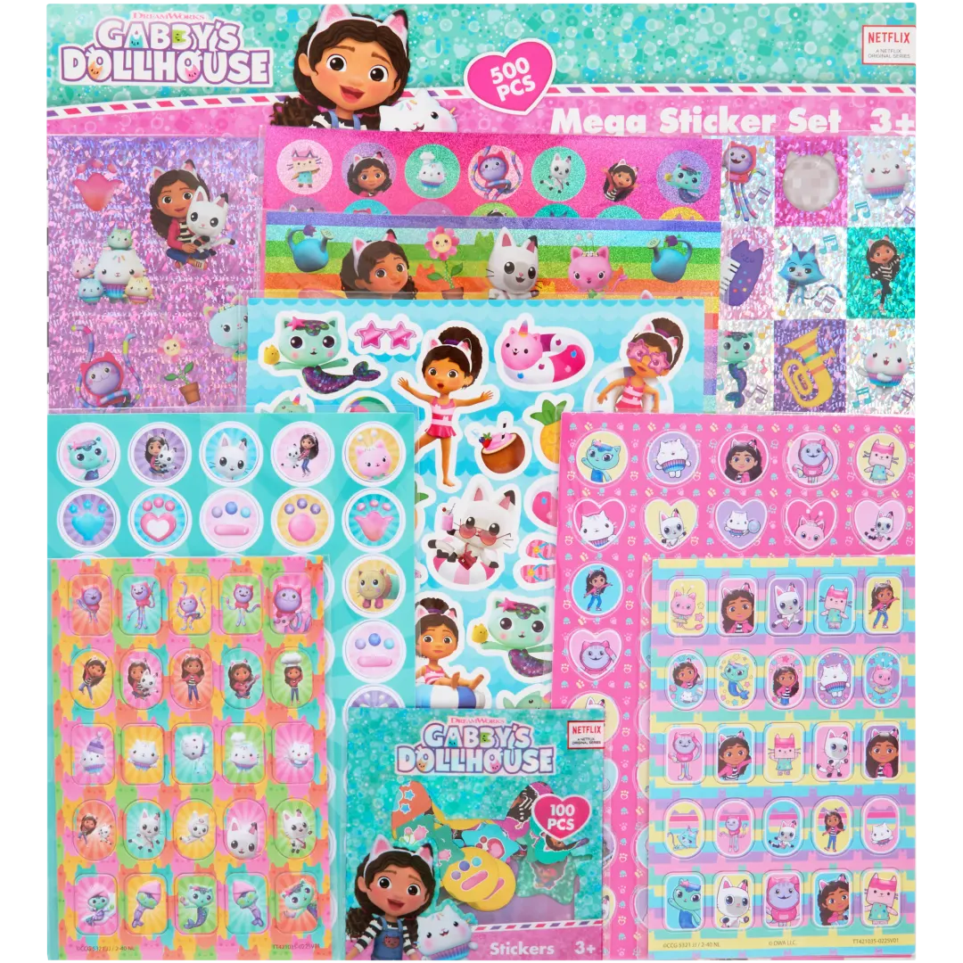 XL stickerset 500 stuks | diverse varianten