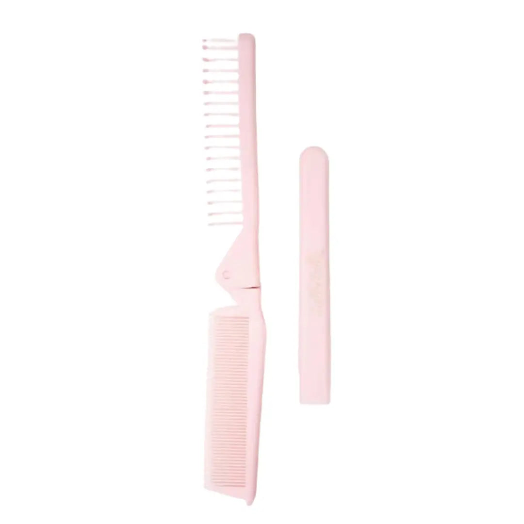 2 in 1 Folding Comb & Brush