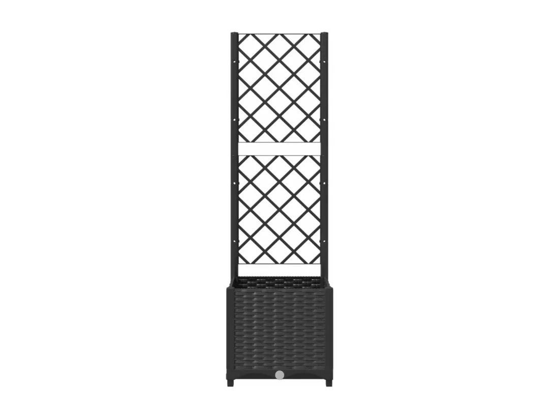 Jardinière bac lit surélevé noire 40 x 40 x 136 cm 02_0038289