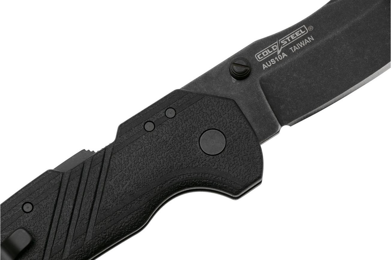 Cold Steel Engage Clip Point FL-30DPLC-10B Blackwashed AUS10A, Black GFN, zakmes