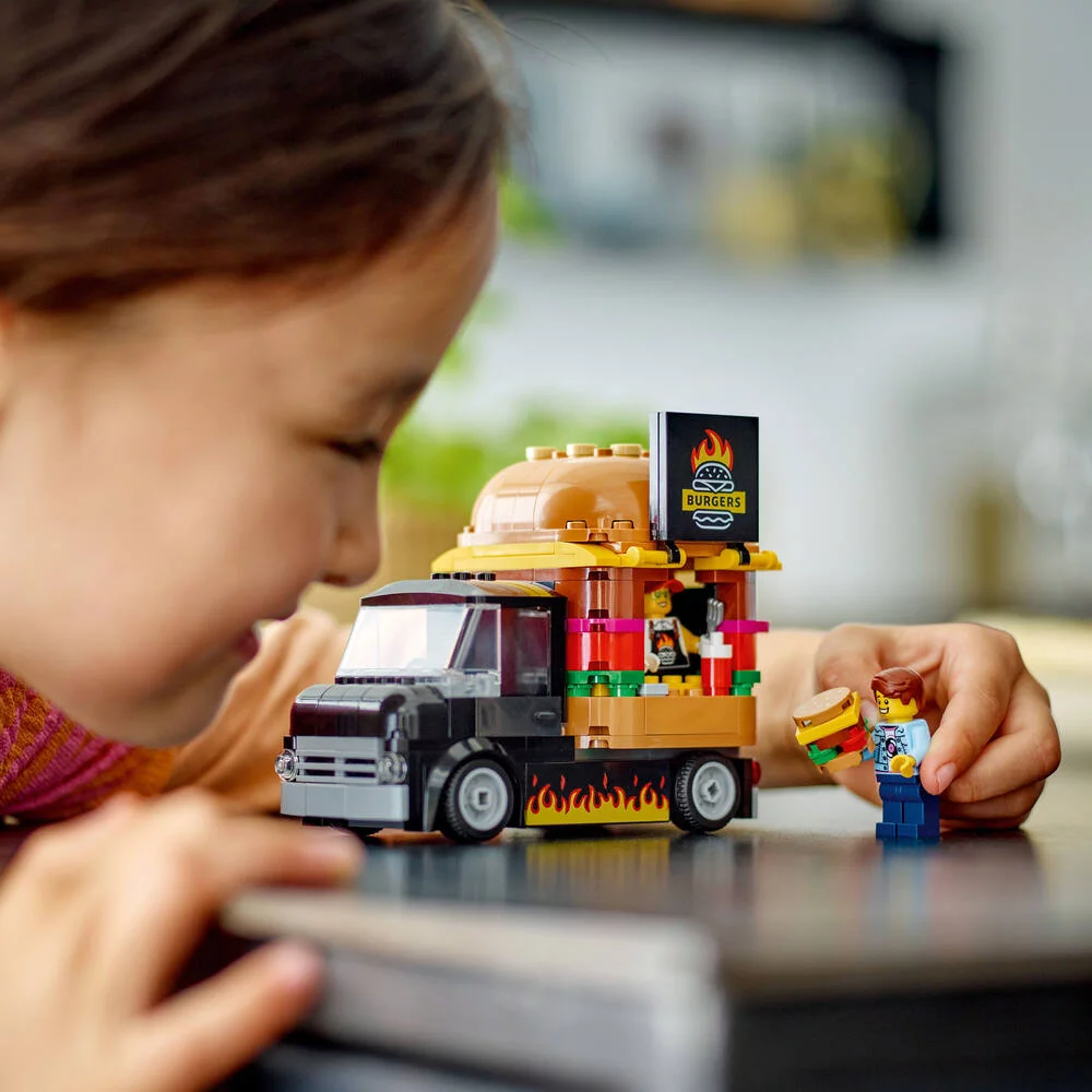 LEGO®CITY 60404 - LE FOOD-TRUCK DE BURGERS