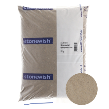 Stonewish ophoogzand 0-2 mm 25 kg