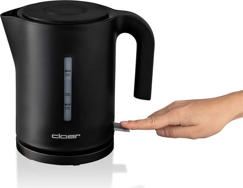 CLOER 4120 Waterkoker Wit - Kunststof - 1,2 Liter