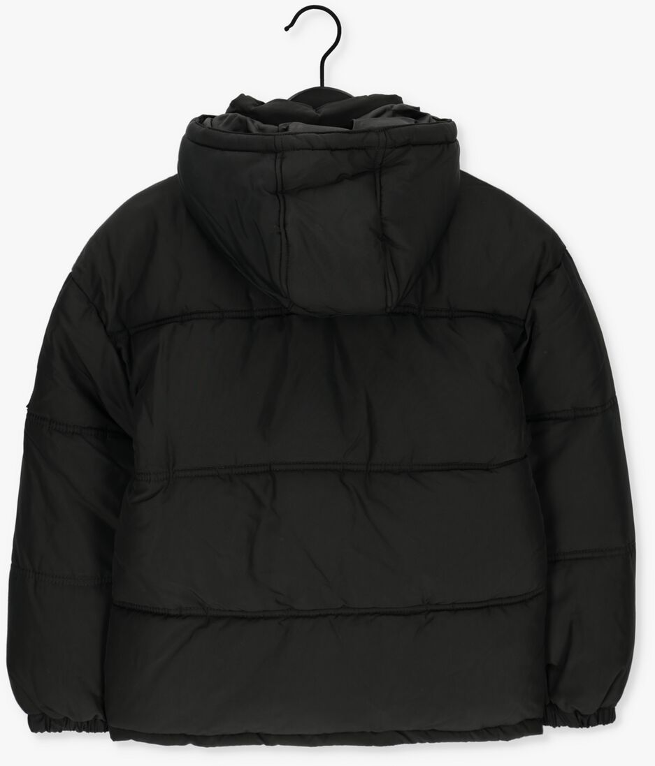 LYLE & SCOTT zwarte lyle & scott gewatteerde jas oversized heavy puffa jacket