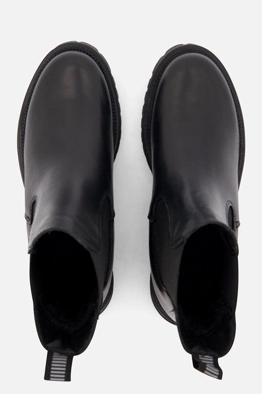 Tamaris Chelsea boots zwart Leer