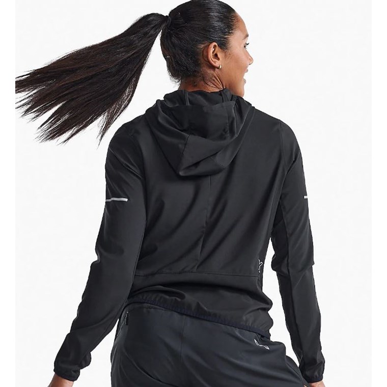 2XU Aero Jacket Women Black/Silver Reflective