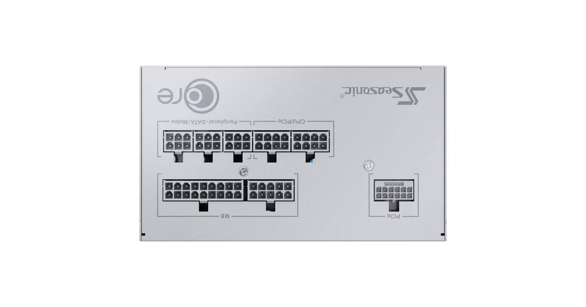 SeasonicCore GX-750-V2-WHITE modulaire 750 watt voeding   (Wit, 1x 12V-2x6, 2x PCIe)