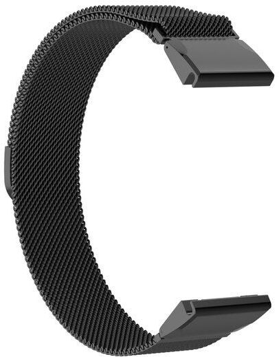Garmin - Milanese Bandje - Zwart - Garmin Fenix 7s/6s/5s/Instinct 2s/Epix Pro Gen 2 (42mm)