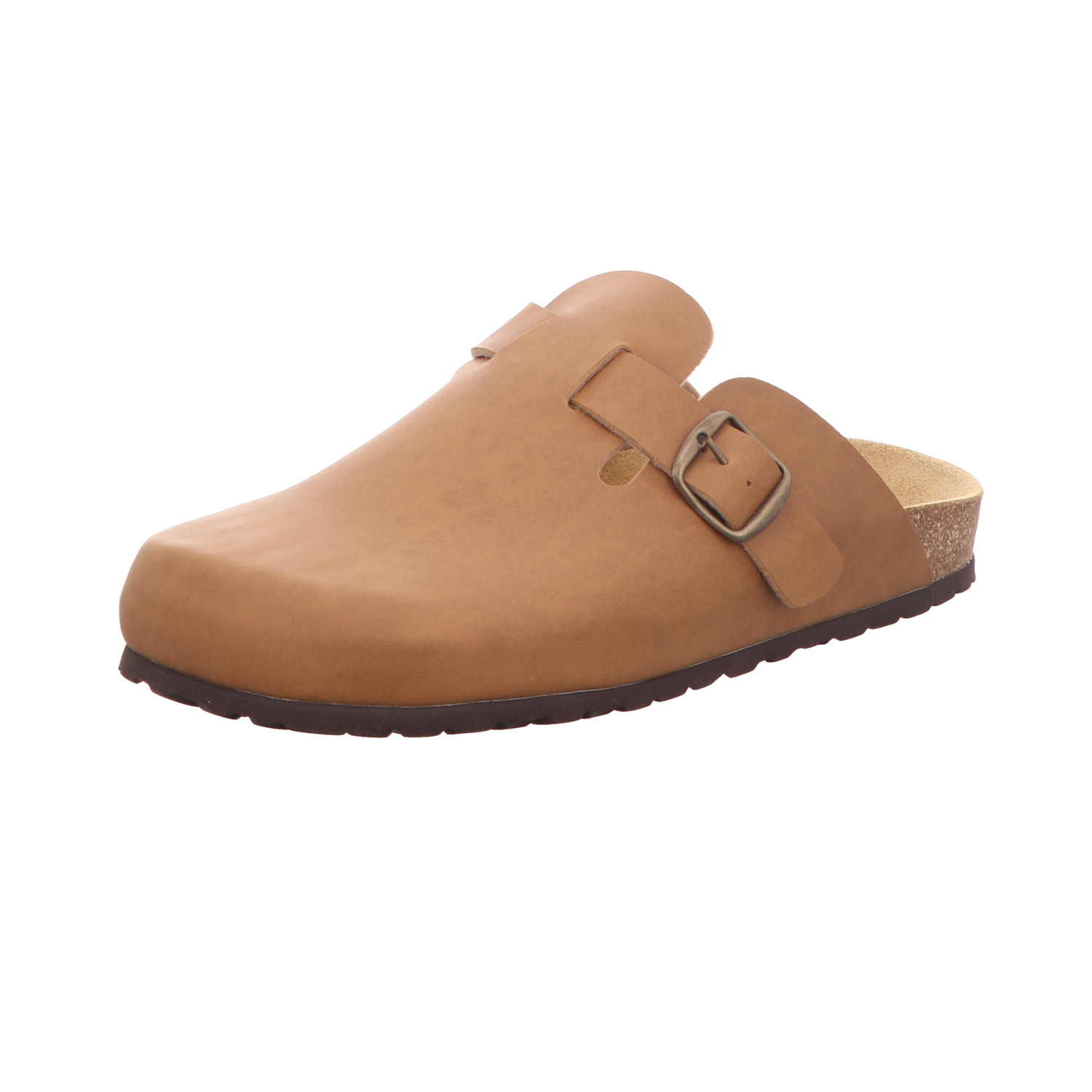 SCHUH OKAY Herren-Clog mit Tieffußbett Braun