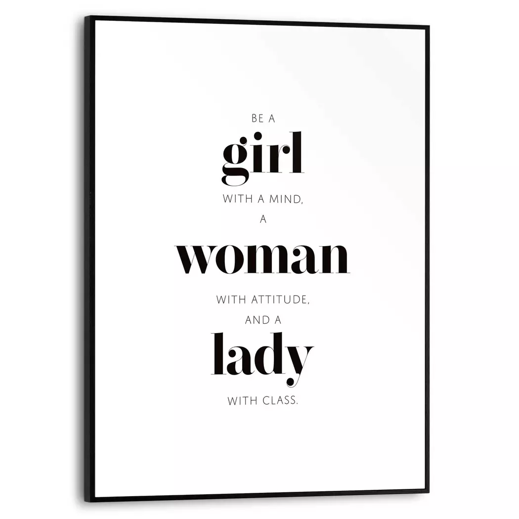 Wandbild 30 x 40 cm Classy