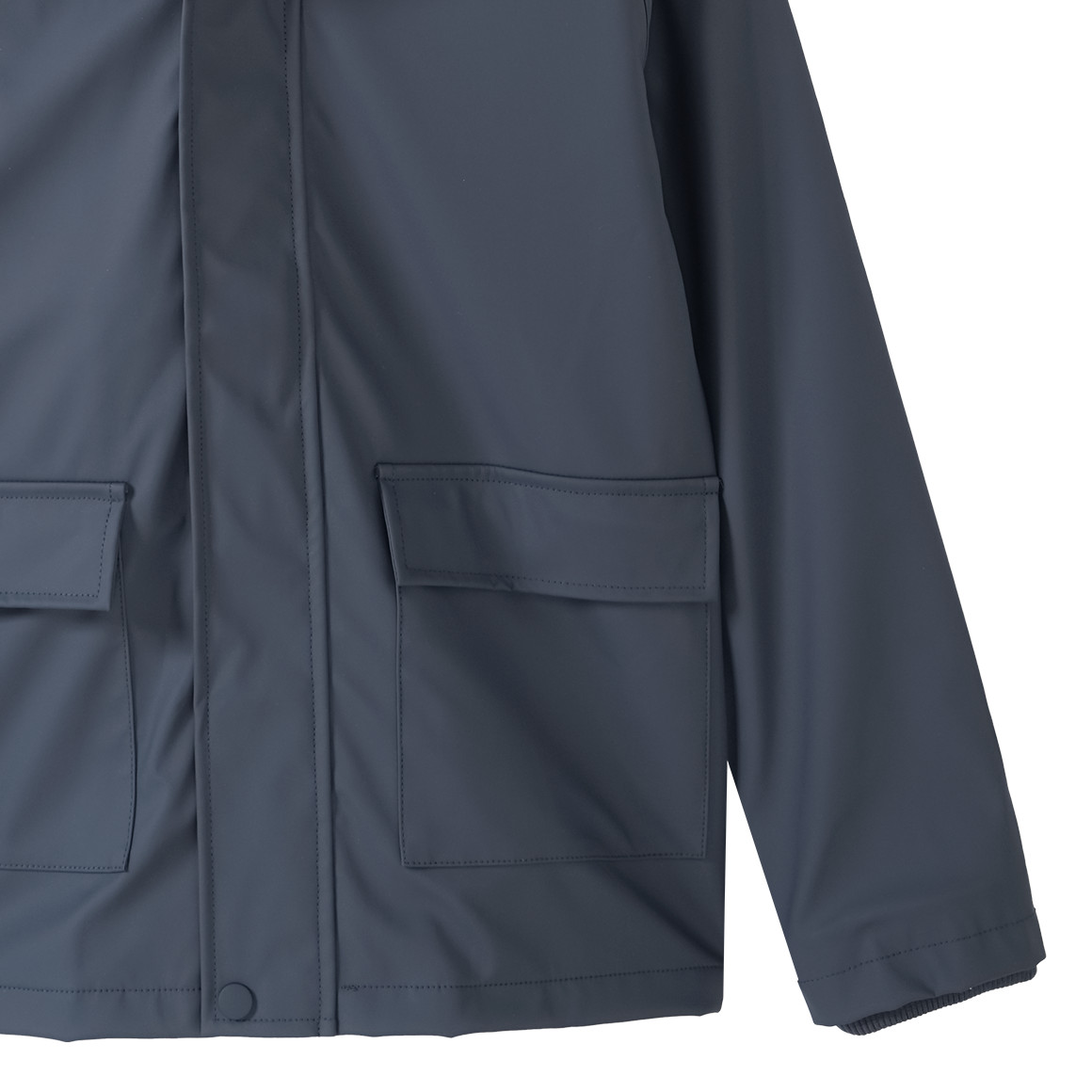 Famy Kinder Regenjacke mit Beschichtung dunkelgrau