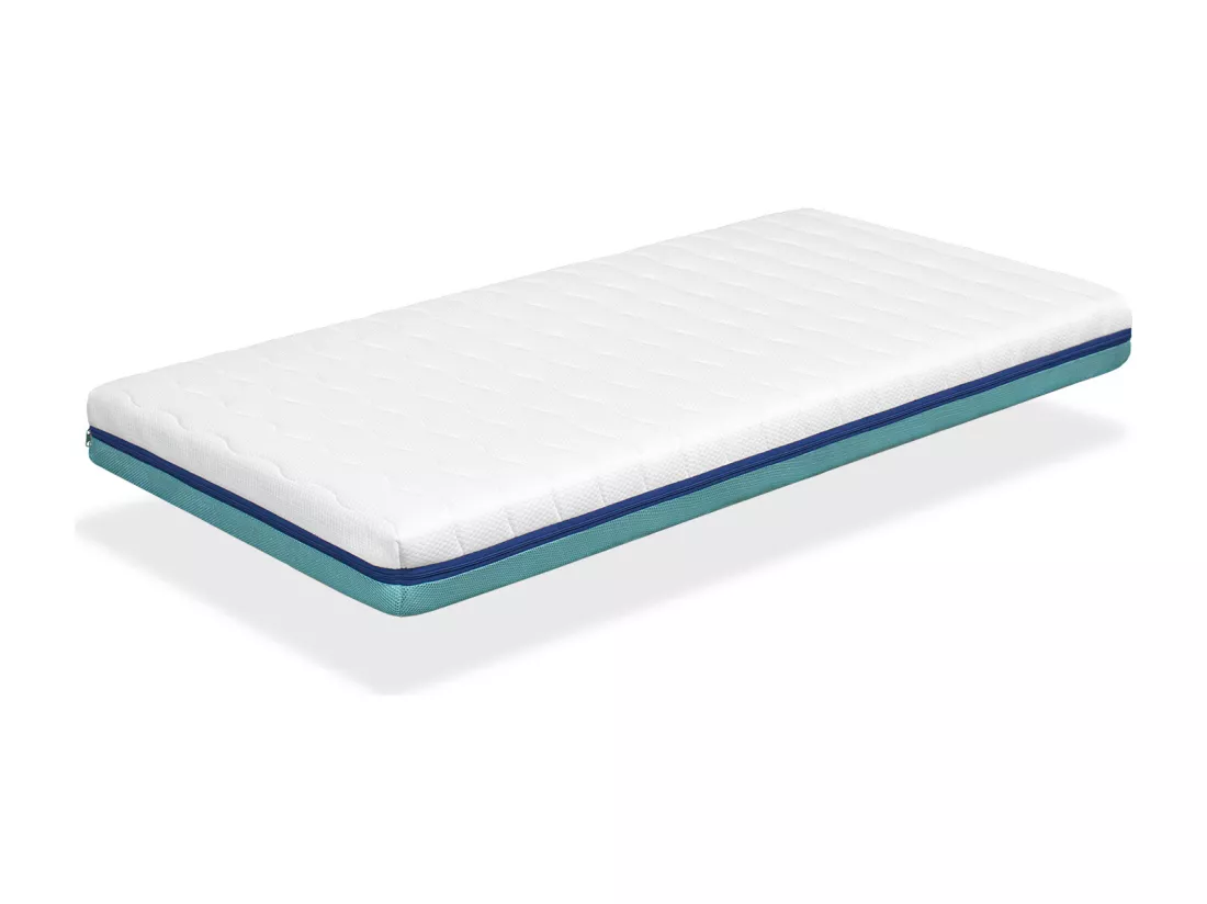 Matelas 90X190 PROMO BASIC Épaisseur 13 CM Dehoussable, ergonomique, Respirant, Lavable, Mémoire. Idéal pour lit gigogne