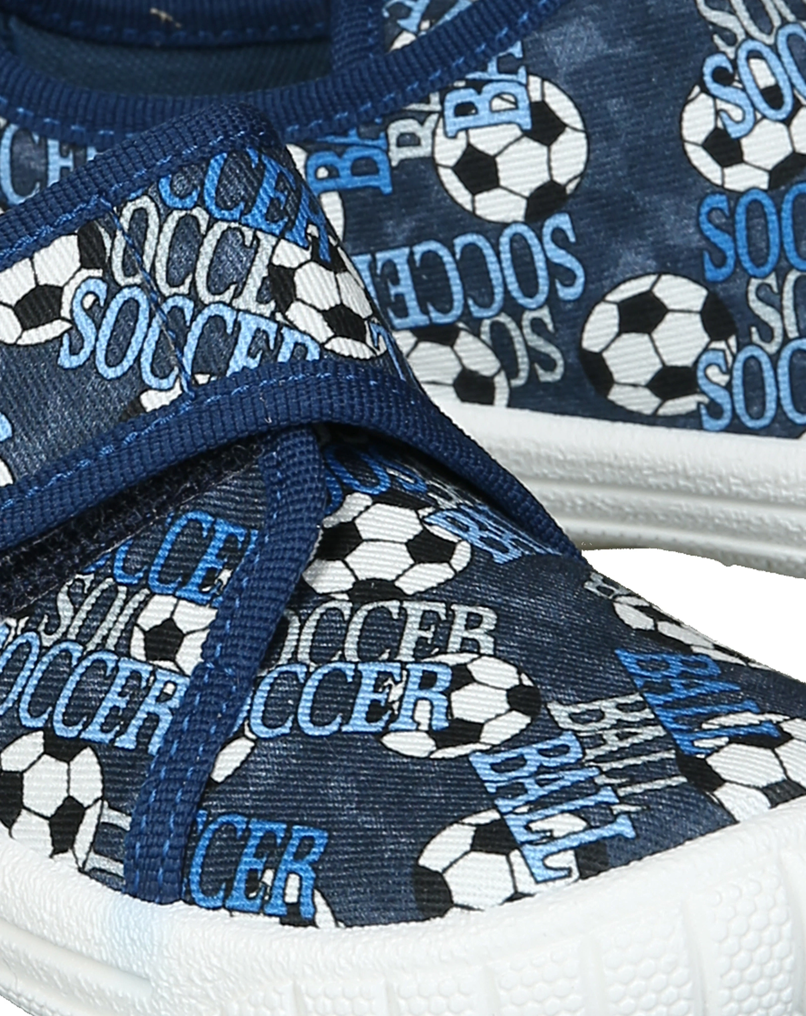 Klett-Hausschuhe BILL SOCCER in in blue/white