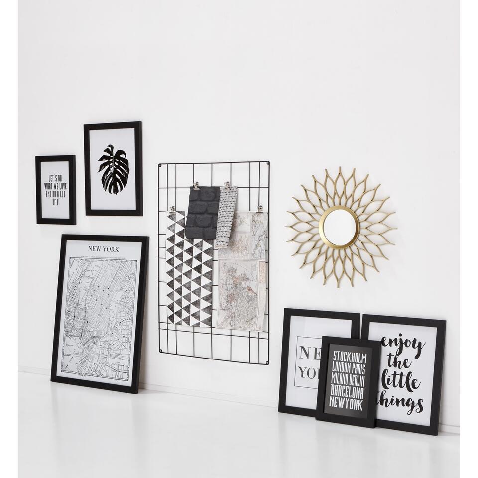Wandrek Clips Zwart