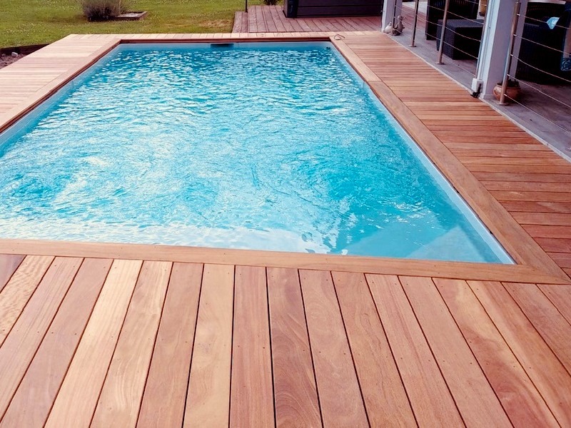 Lame de terrasse cumaru 21*145*1850mm gamme biscarrosse