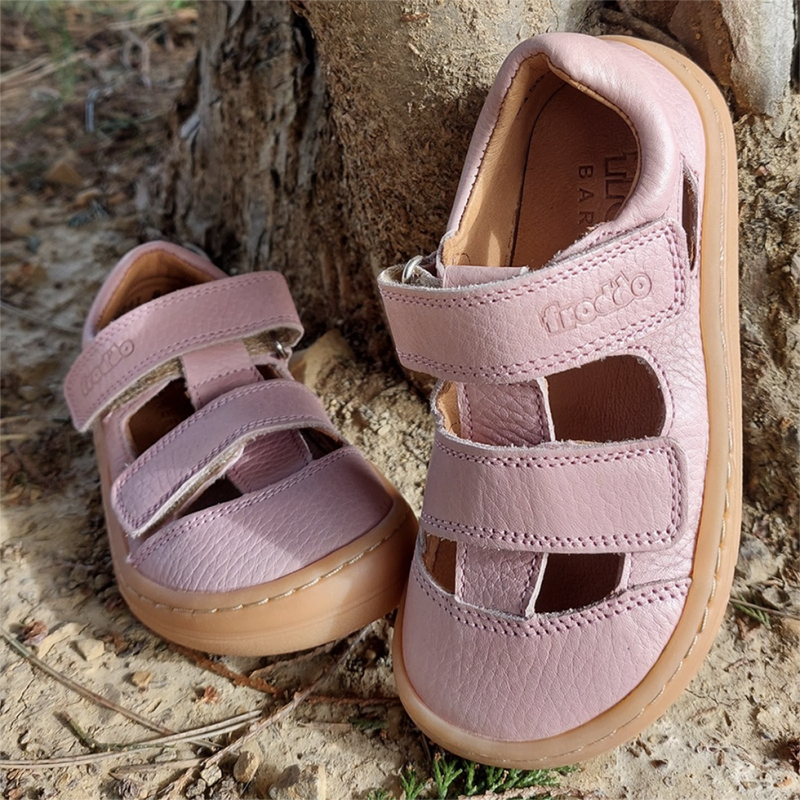Froddo Froddo Barefoot Sandales Deux Scratchs Rose