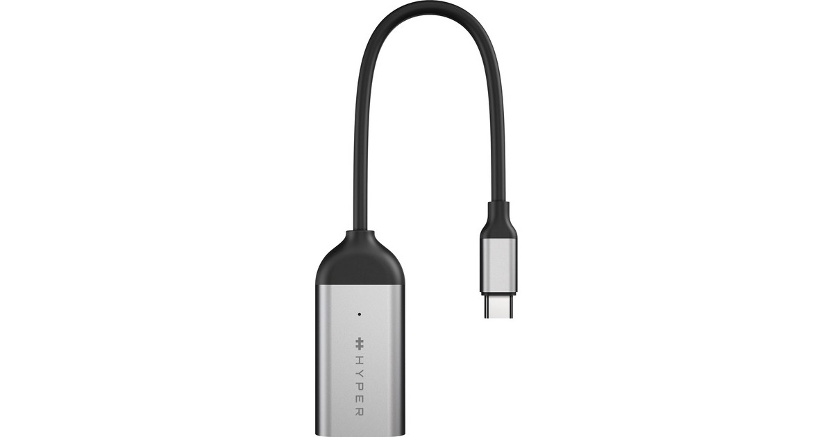 HyperHyperDrive USB-C to 8K 60Hz / 4K 144Hz HDMI Adapter  (Grijs)