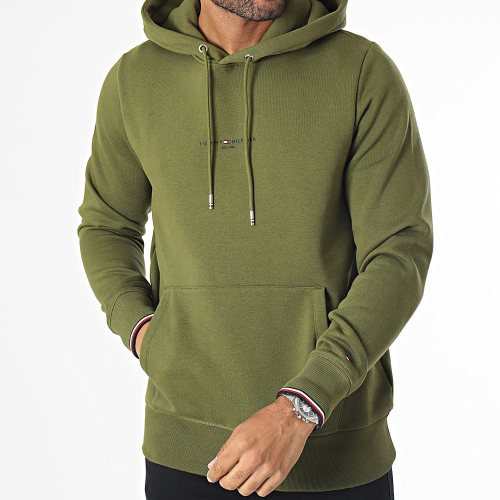 Sweat Capuche Logo Tipped 2673 Vert Kaki