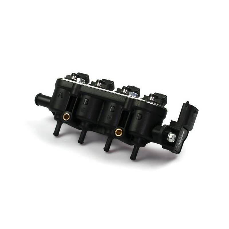 Landi Renzo Injektor MED LPG CNG 4 Zylinder GI25-80 WEISS mit Drucksensor (alte 4-Loch Ausführung)