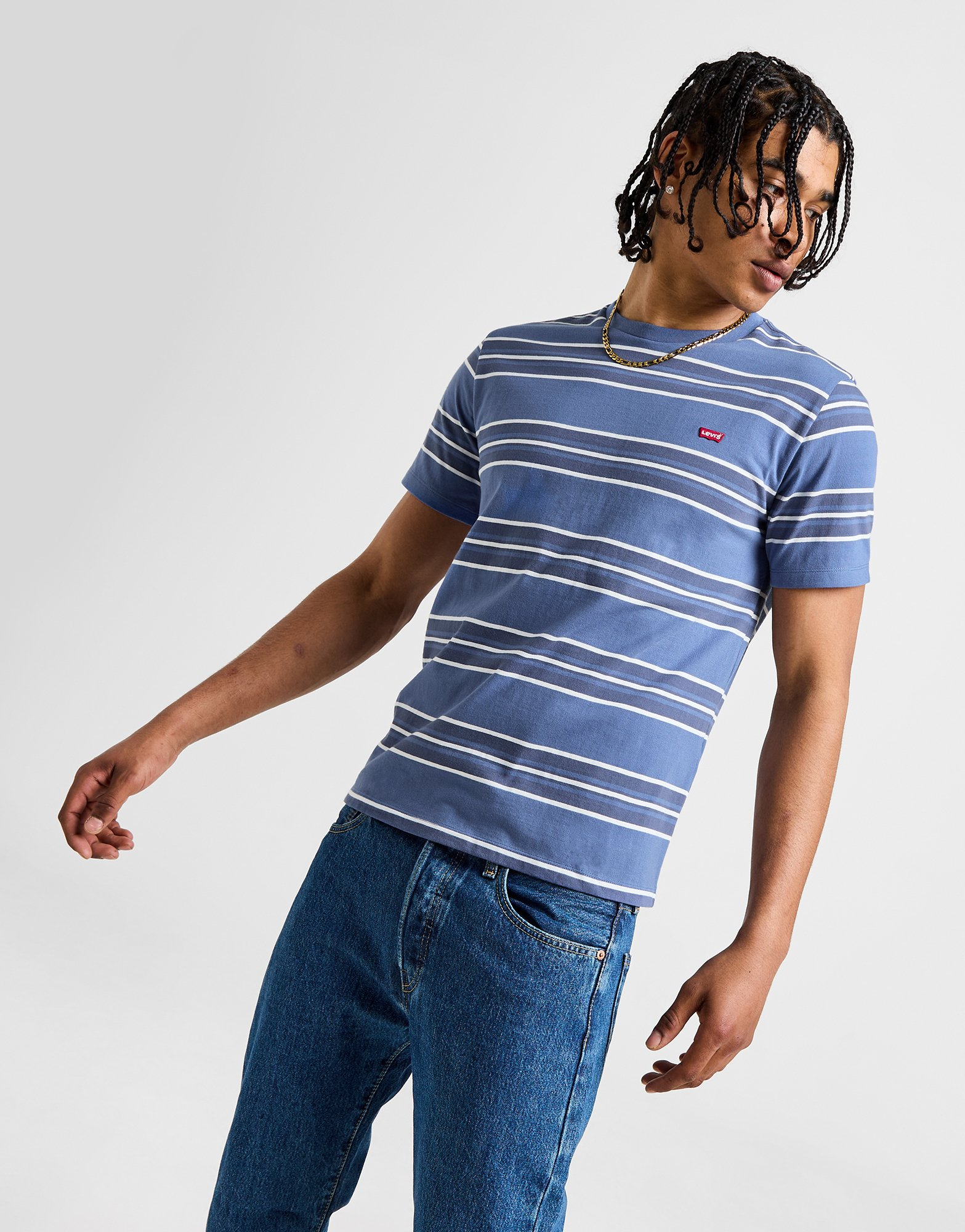 LEVI'S T-shirt Stripe Baby Tab Homme