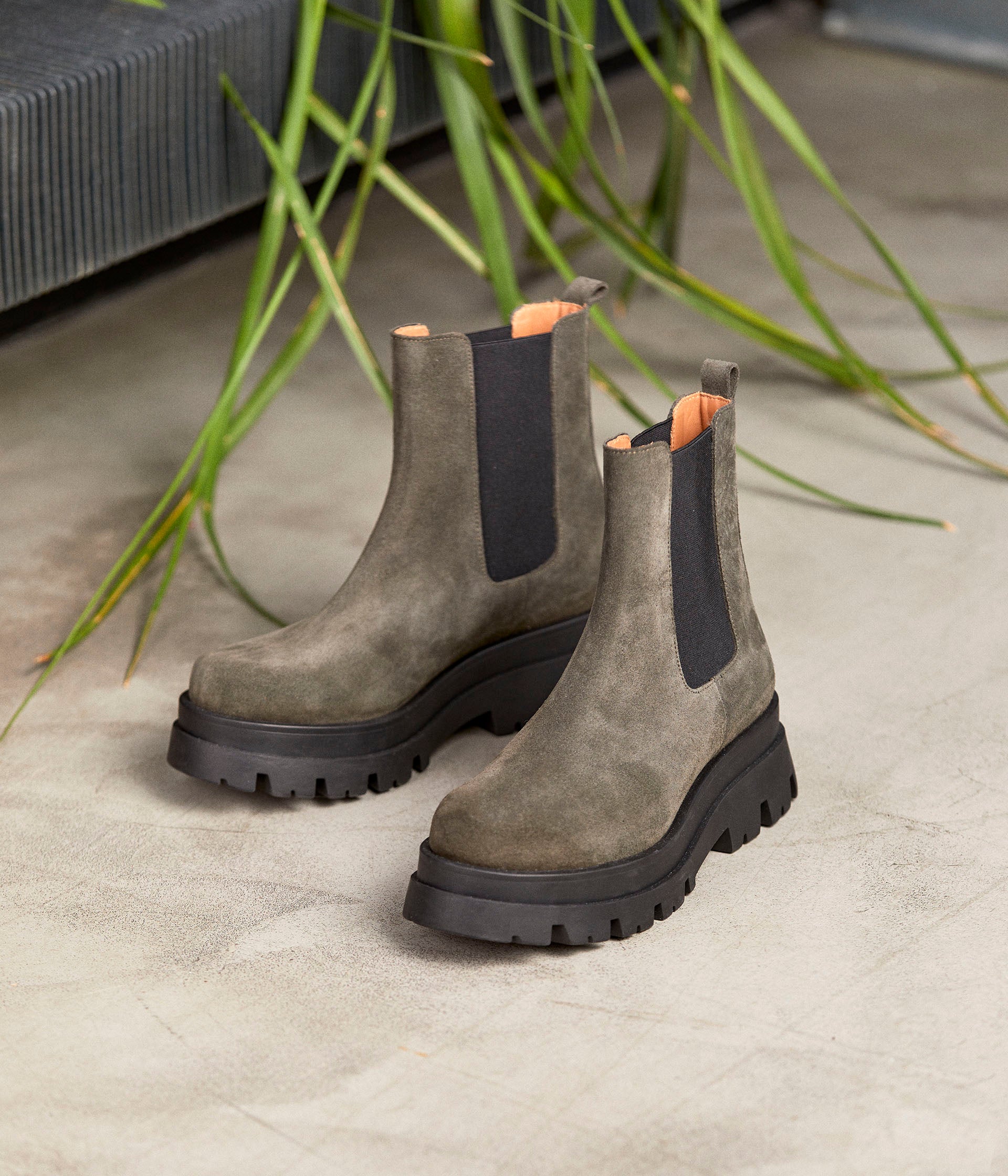 Boots grunge kaki Lia