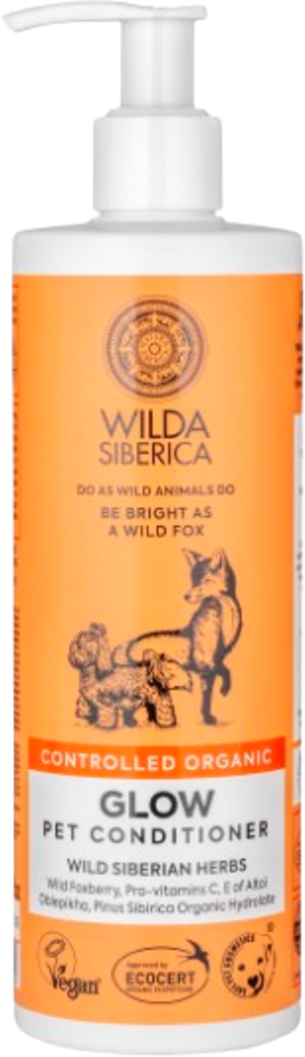 WILDA SIBERICA  Glow Pet Conditioner, 400 ml