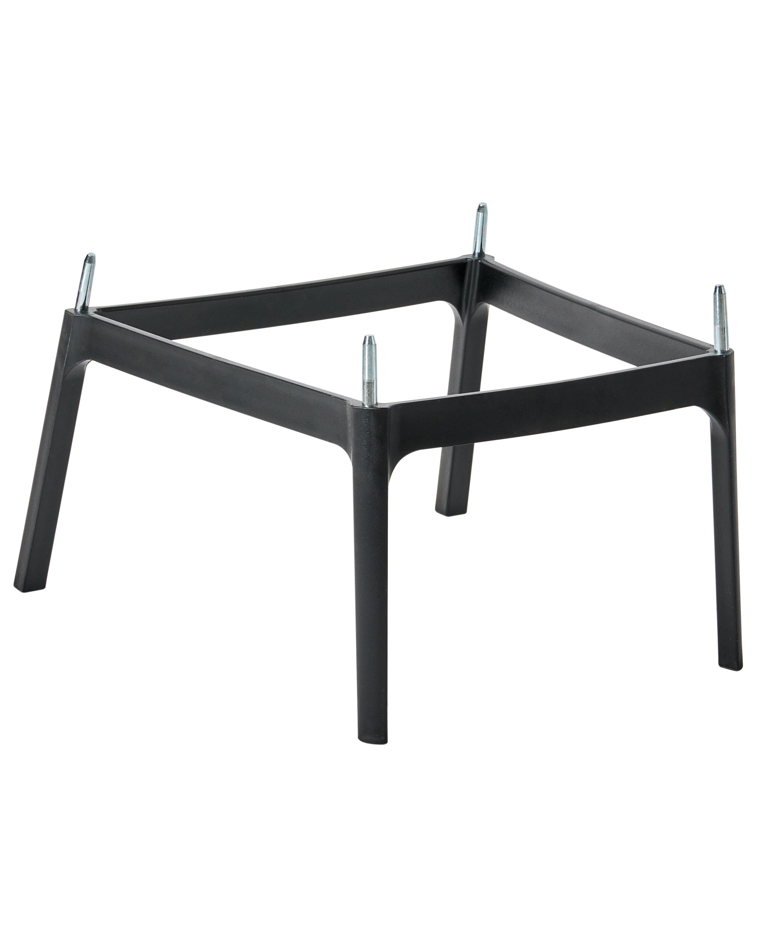 Set van 4 barstoelen SECEDA Synthetisch materiaal 2 in 1 Zwart