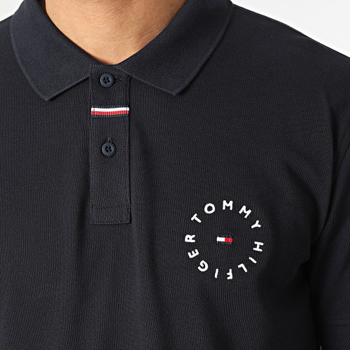 Polo Manches Courtes Roundall Corp Logo Regular 1375 Bleu Marine