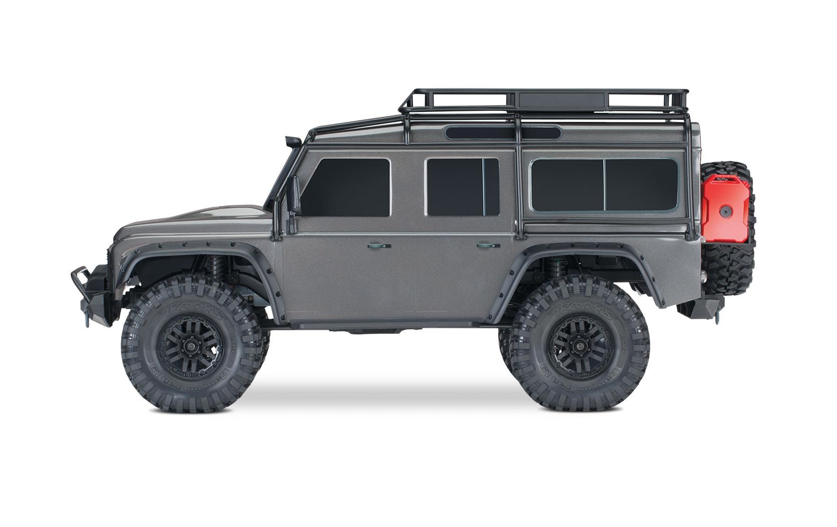 Scale Crawler Land Rover Defender D110, Silber ARTR, 1:10<br>Off-Road Model im Massstab 1:10